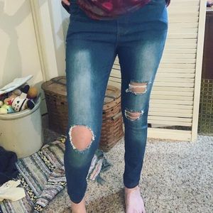 JVINI torn jeggings